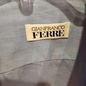New Ferre Blue Dress Shirt 16.5 42
